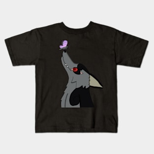 A Wolf & A Butterfly Kids T-Shirt